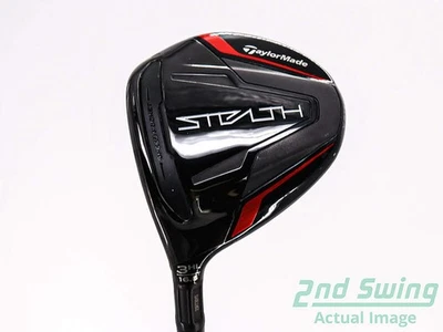 Mint TaylorMade Stealth Fairway Wood 3 Wood HL 16.5° Graphite Regular Left 43.5i - Image 1 of 4