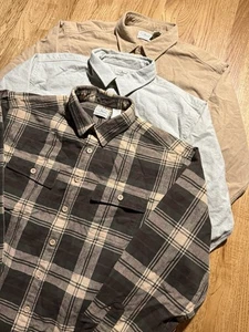 3 Stück L.L Bean Chamois Flanellhemden Herren XL Tall Langarm Knopfleiste - Bild 1 von 23