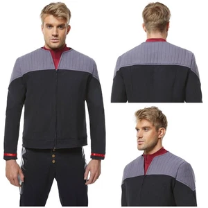 Jean-Luc Picard cosplay Costume Star Trek Generations Captain Jacket Uniform - Picture 1 of 12
