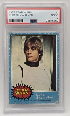 1977 Star Wars Luke Skywalker #1 PSA Good 2 - Image 1 of 2