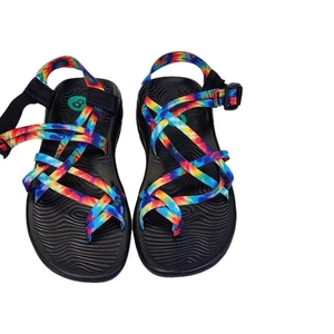 Chaco Zx2 Classic Strappy Outdoor Sandals Women's Size 8 Tye Dye  JCH199868 New - Picture 1 of 6