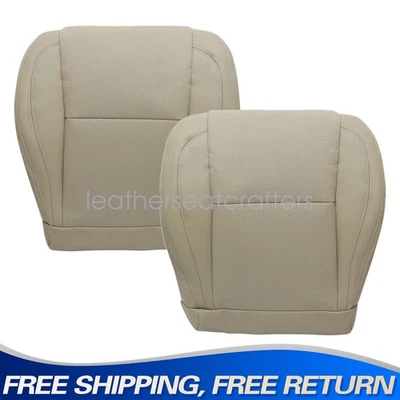 For 1998 1999 2000 Lexus GS400 Driver & Passenger Bottom PERF Seat Cover Ivory Foto 1 de 4