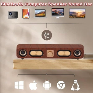 Altavoces Bluetooth de Computadora Calidad de Sonido HiFi para Computadora de Escritorio, Portátiles, PC, Teléfonos - Imagen 1 de 11