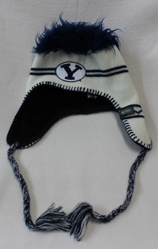 Snowfire BYU Adulto Gorro Gorra Talla Única Se Adapta a la mayoría Brigham Young Azul y Blanco Foto 1 de 4