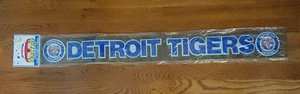 Vintage Detroit Tigers MLB Reusable Static Sun Strip Windshield Decal 4" x 37" - Picture 1 of 4