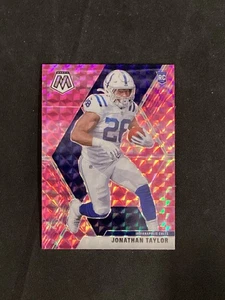 2020 Panini Mosaic #216 Jonathan Taylor Prizm Camo Pink Indianapolis Colts - Bild 1 von 2