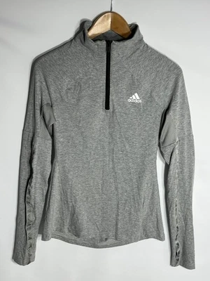 Adidas Training Top Design 2 Move Aeroready Long Sleeve | Ladies | Grey | Large - Image 1 of 4