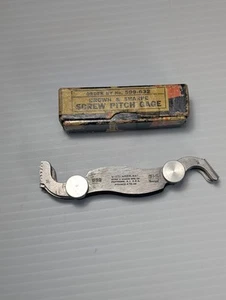 Brown & Sharpe No.632 Screw Pitch Gage, 30 Leaves 4 to 42 TPI. Made in the USA! - Picture 1 of 4