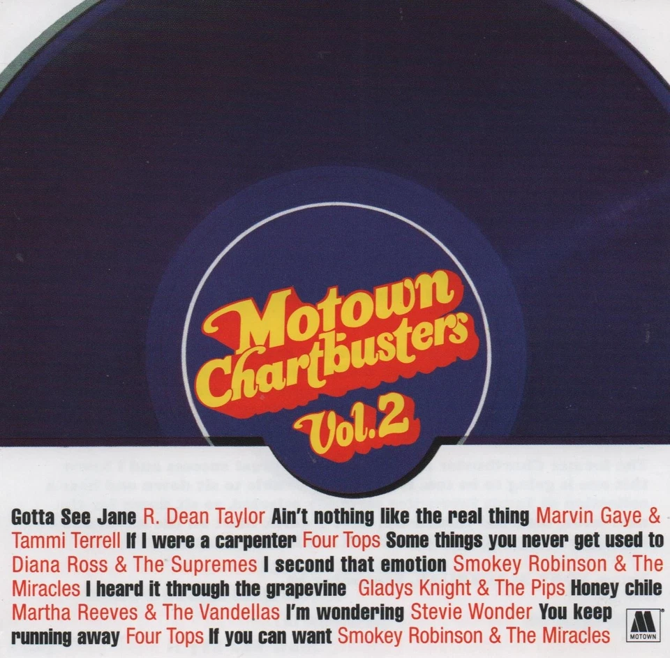 MOTOWN CHARTBUSTERS VOL. 2 - MARVIN GAYE FOUR TOPS TEMPTATIONS - NEW CD!! - Image 1 of 1