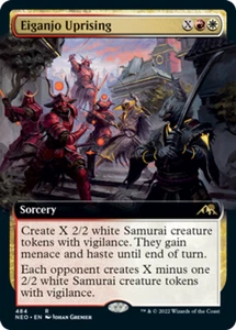 [4x] Eiganjo Uprising - Extended Art - Near Mint, English - NEO Extras MTG Magic - Picture 1 of 1