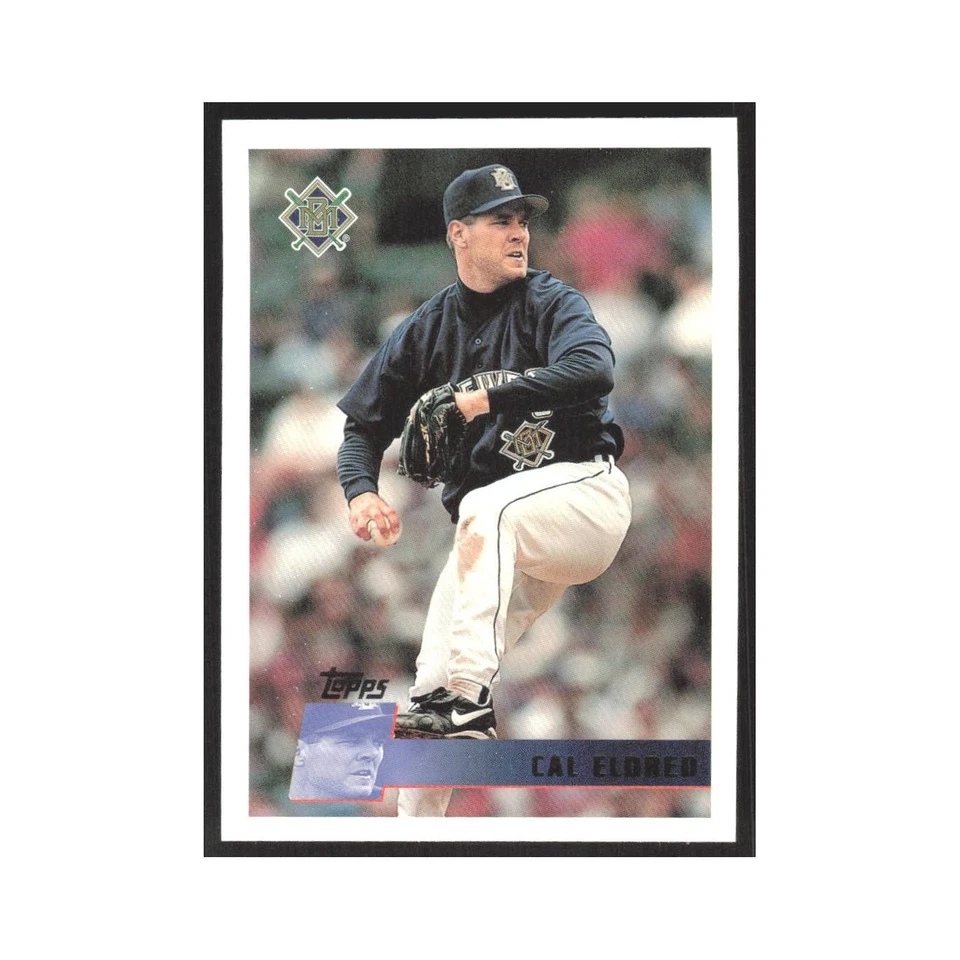1996 Topps Cal Eldred Brewers #335 - Image 1 of 3