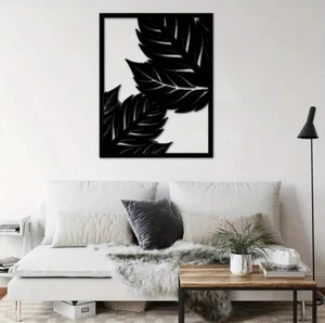 Retro Sign  Black Wall Art with Design, Vintage Home Decoration,Gift, Wall Decor - Picture 1 of 5