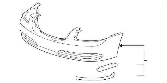 2006 2007 2008 Buick Lucerne New OEM Front Bumper Cover Only 20827013  - Image 1 of 1