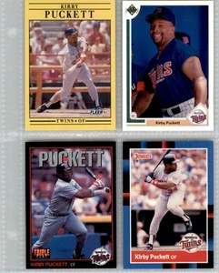 (4) CARD SET MARQUIS GRISSOM/KIRBY PUCKETT BX2=965 - Picture 1 of 2