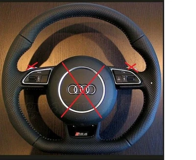 Steering Wheel Audi RS4 manual - perforated white - Image 1 of 2