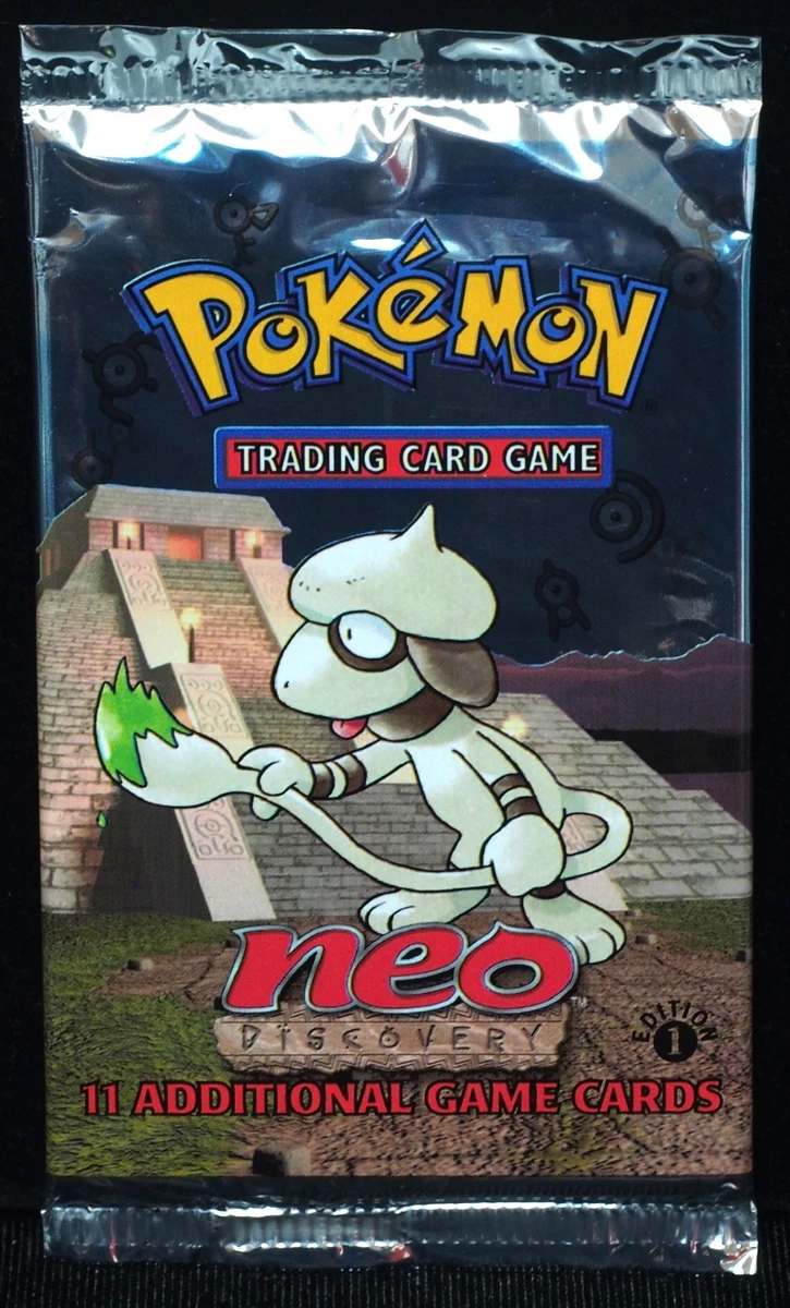 Pokémon TCG Neo Discovery Sealed Collectible Card Game Packs for