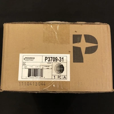 Mamparas Progress Lighting P3709 1 luz 7-7/8" W montaje empotrado - negro Foto 1 de 2