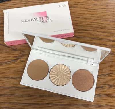 Ofra Cosmetics Face It Midi Palette MEDIUM ~ 3 shades Sculpt Warm Highlight New - Image 1 of 4