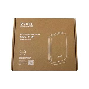 Zyxel Multy M1 WiFi 6 Mesh System | Dual-Band WLAN Repeater AX1800 Router Smart - Afbeelding 1 van 2