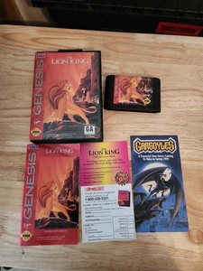 The Lion King Sega Genesis 1994 Complete CIB w/ Manual Untested - Picture 1 of 7