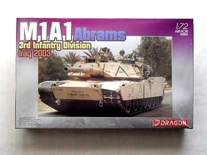 DRAGON 7215 M1A1 Abrams 3rd Infantry Division Iraq 2003 scala 1/72 - Foto 1 di 1