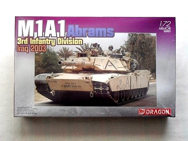 DRAGON 7215 M1A1 Abrams 3rd Infantry Division Iraq 2003 scala 1/72 - Immagine 1 di 1