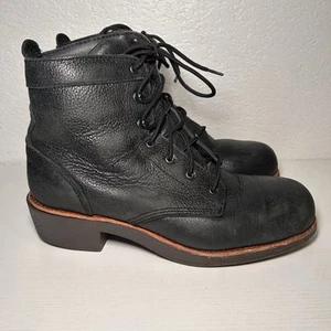 Stivali antinfortunistici da lavoro Red Wing Worx 5126 zinco chukka punta acciaio pelle nera 9,5 - Foto 1 di 11