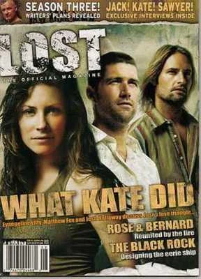 REVISTA OFICIAL PERDIDA - JOSH HOLLOWAY - TERRY O'QUINN - EVANGELINE LILLY #5A y 5B Foto 1 de 3