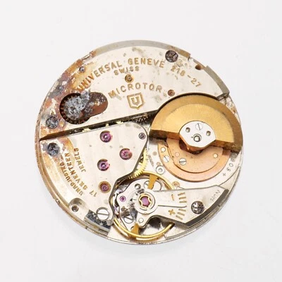 Vintage Universal Geneve Microrotor Automatic Men's Wristwatch Movement 218-27 - Image 1 of 3