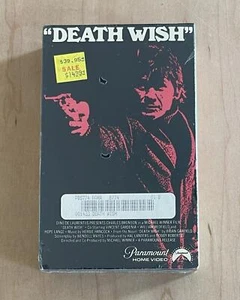 DEATH WISH (1974) Factory Sealed Betamax Paramount Vigilante Charles Bronson - Imagen 1 de 8