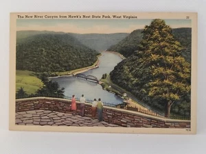 Postkarte New River Canyon aus Hawk's Nest State Park West Virginia - Bild 1 von 2