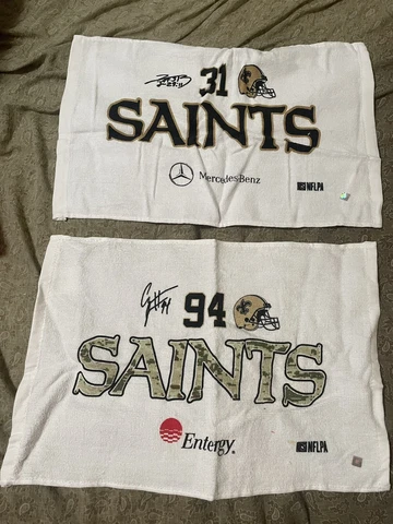 Two New Orleans Saints Rally Towels SGA New Never Used Can Jordan Jairus Byrd Cover