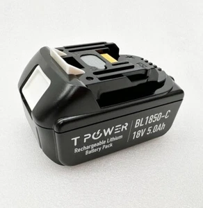 BL1850 18V 5.0ah W/Type C Port F Makita Lithium Battery BL1840 BL1830 - Picture 1 of 3