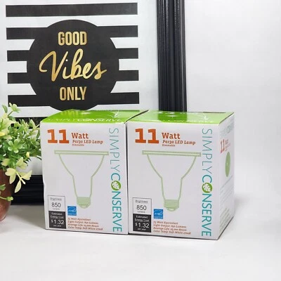 Simply Converse PAR30 LED Light Bulb Dimmable 11W 75W Soft White LONGNECK 2700K - Image 1 of 4