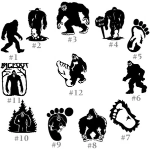 Calcomanías de vinilo Bigfoot pegatinas ventana de automóvil computadora portátil pared Sasquatch Yeti vendedor de EE. UU. - Imagen 1 de 18