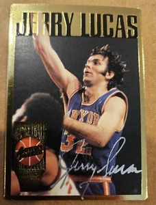 Tarjeta de Jerry Lucas 1994 autografiada llena de acción #24 - Imagen 1 de 2