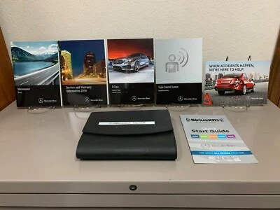 Mercedes-Benz E250 2016 BlueTec E350 E400 E550 E63 AMG juego manual del propietario con estuche Foto 1 de 4