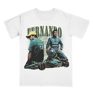 Fernando Alonso Vintage Shirt 90s Bootleg Shirt Formula 1 Racing BEST ON EBAY! - Picture 1 of 2