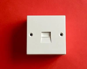 2/3A Surface Mount Secondary Telephone Socket with Backing Box "Brand New" - Picture 1 of 3