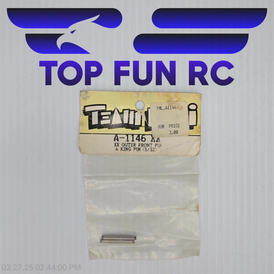 Losi A-1146 XX-XX Outer Front Pin & King Pin (3/32) For 2WD Truck - Image 1 of 1
