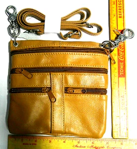 leather belt loop clip purse lady rider bag biker chick motorcycle accessory new - Picture 1 of 2