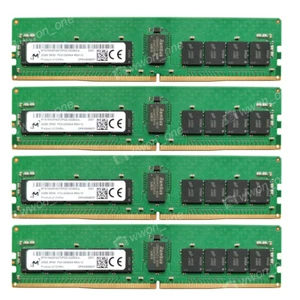 Micron 128GB 4X32GB PC4-3200AA Server Memory For AMD EPYC 7002 series processors - Picture 1 of 6