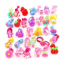 10x Candy Color Children Elastic Hair Band Headbands Ropes Girls Ponytail Holder