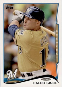 2014 Topps #472 Caleb Gindl Brewers NM-MT 