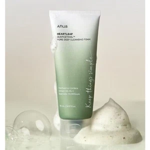 ANUA Heartleaf Quercetinol Pore Deep Cleansing Foam Mild Facial Cleanser 150ml