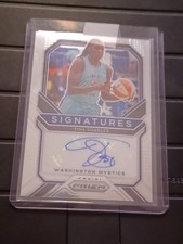 2021 WNBA Tina Charles Signature Card Authenticated By Panini