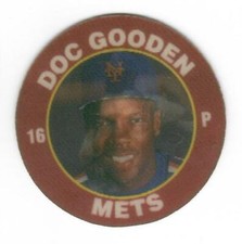 1992 TOPPS SCORE 7 SEVEN ELEVEN SUPERSTAR ACTION COIN DOC GOODEN #1 OF 26 METS