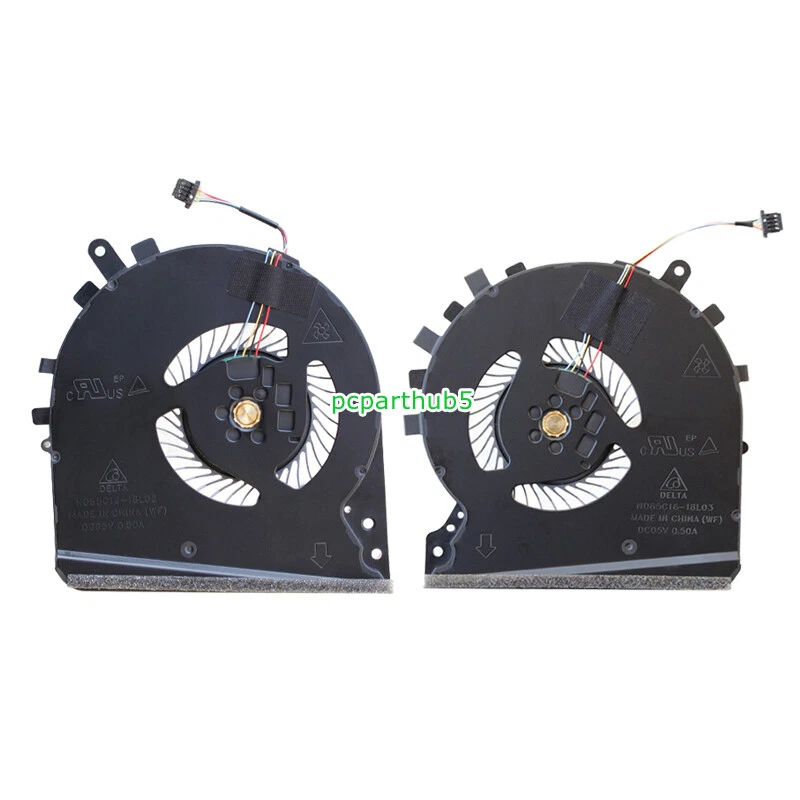 New HP Pavilion 15-DK 15-DK0056WM 15-DK0068WM 15-DK1056WM CPU / GPU Cooling Fan - Image 1 of 1