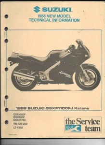 Suzuki GSXF1100FJ 1988 manual de información técnica - Imagen 1 de 3
