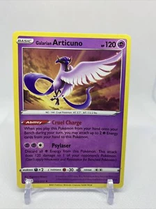 Pokemon: SWSH EVOLVING SKIES GALARIAN ARTICUNO 063/203 RARO NON HOLO - Foto 1 di 1